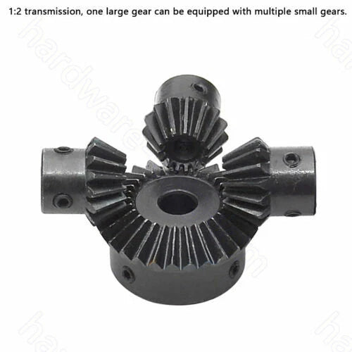 Mod 1/1.5/2 Bevel Gear 15T-30T Bore 5 6 6.35 8 10 12 - 16 mm 90° 1:1 1:2 Using