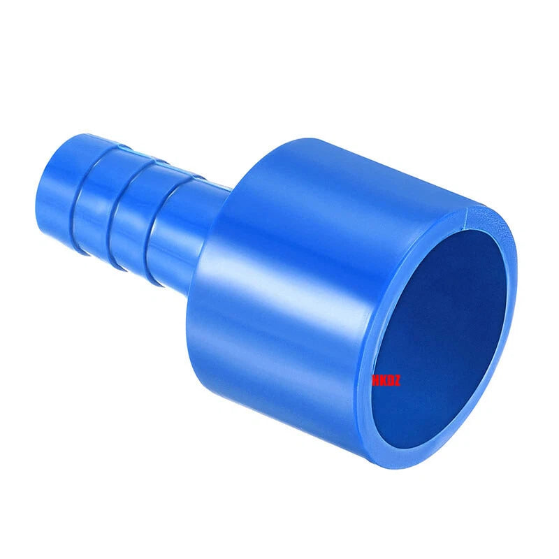Pagoda 8mm~20mm Plug Blue PVC Pipe Connector Fittings Adapter To Hose OD 20 25mm