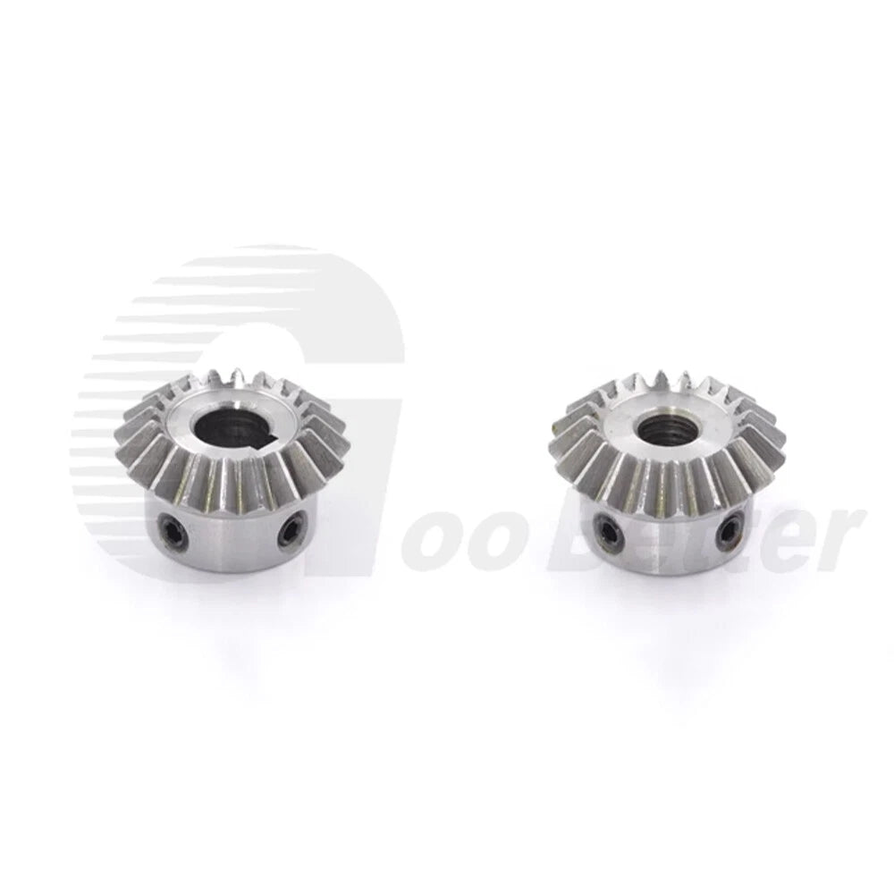 Bevel Gear Set 40Cr Chrome Steel Module 1 1.5 90° 1:1 Pairing 15 20 25 30 Tooth