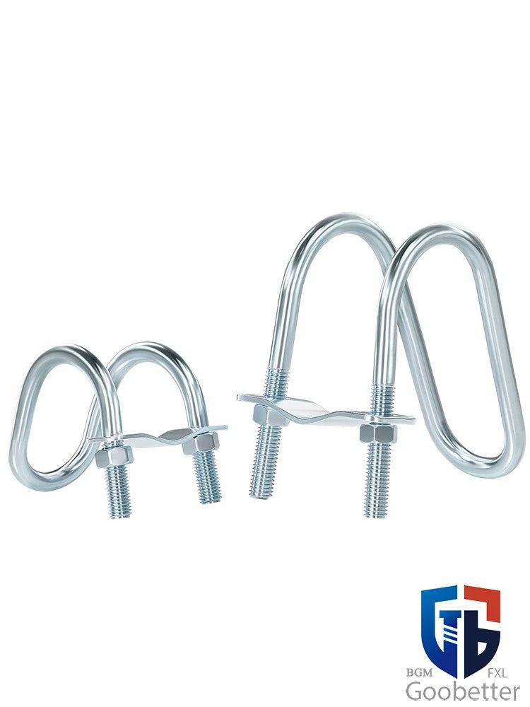 U-BOLTS NUTS & WASHERS ZINC PLATED BSP STANDARD PIPE U-CLAMP NOMINAL BORE SIZES
