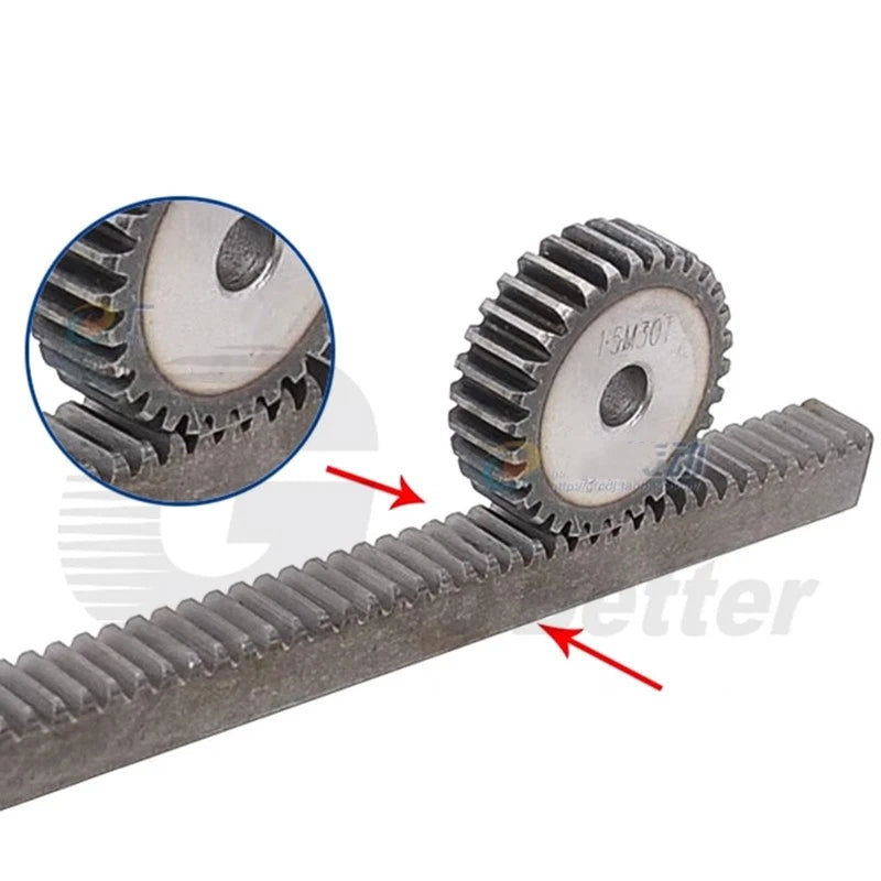 3/4/5 Mod 10T - 32T Spur Gear 45# Steel Pinion Gear Thickness 30mm 35mm 40mm