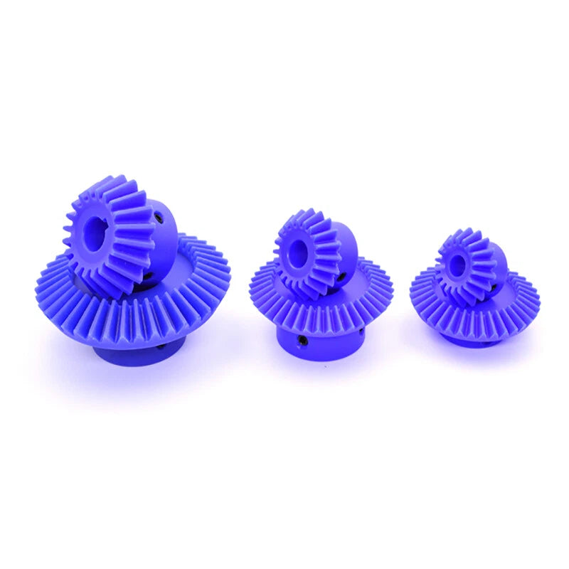 1/1.5/2 Mod Bevel Gear 15T - 40T 90°1:2 Pairing Plastic Nylon Transmission Gear