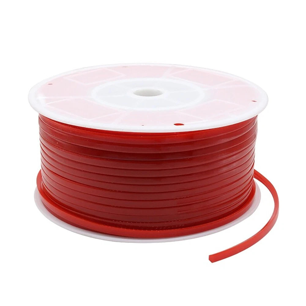 Solid PU V-Belt — Polyurethane Conveyor Drive Belt, Red Smooth, Y/M/Z/A/B/C/D Type