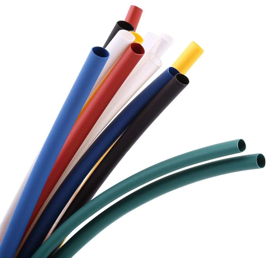 Heat Shrink Tubing 2:1 – 1m Insulated Wire Cable Sleeve, 1–100mm ID, 7 Colors