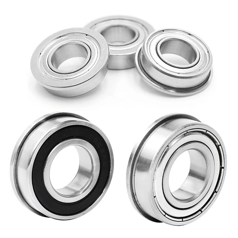 F6000 to F6010 RS or ZZ Bearing Steel Micro Double Shielded Flange Ball Bearings