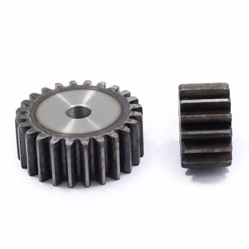 Spur Gears Pinion Gear 5 Mod Transmission Gear 10~46 Teeth 45# Steel Flat Gear