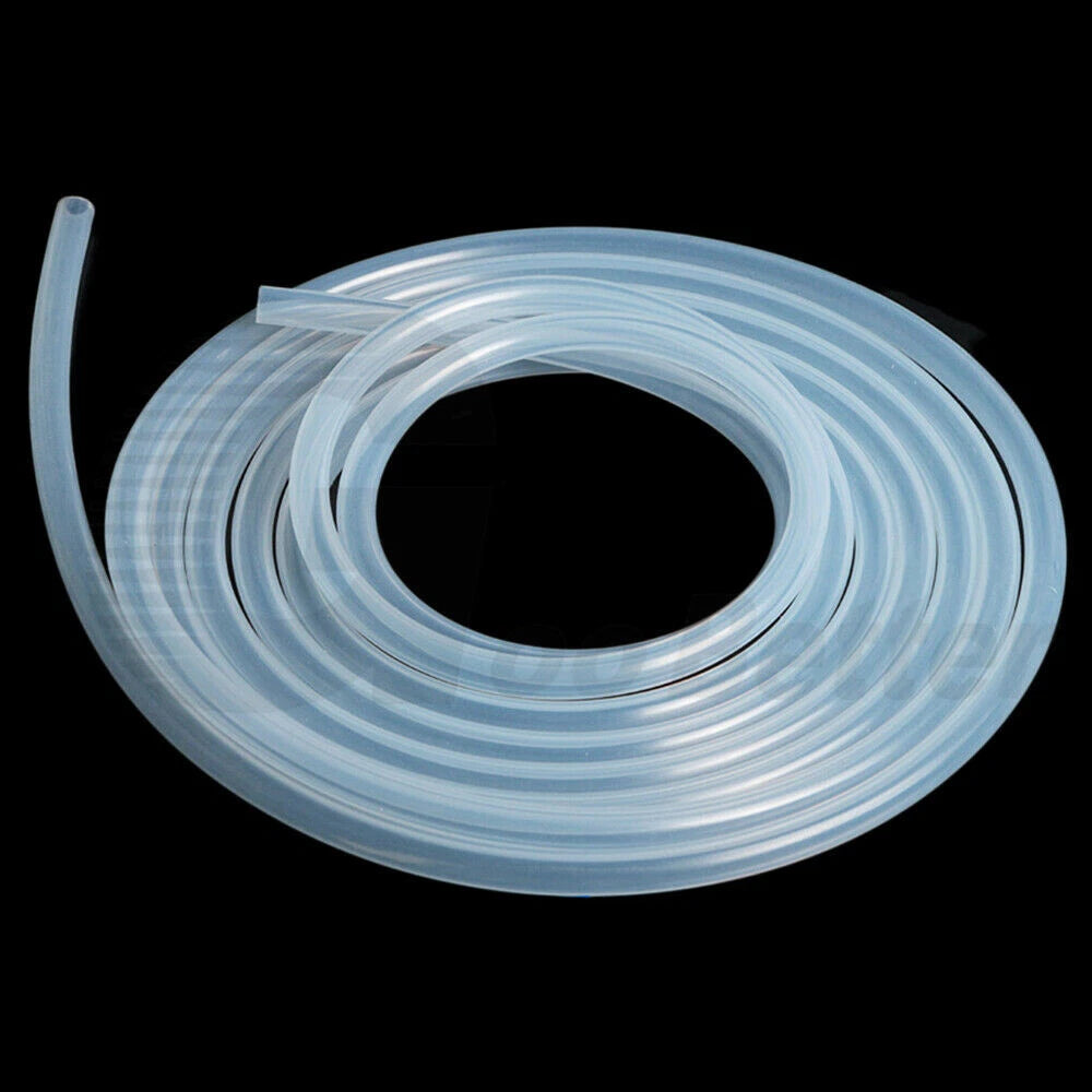 5 Meters Translucent Silicone Rubber Tubing Beer Wine Milk Hose Pipe Food Safe