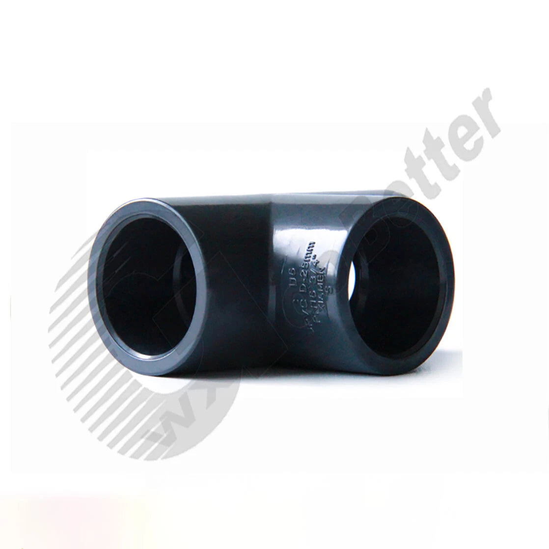 Tee Connectors Grey UPVC Fittings Φ20mm Φ25mm ~ Φ110mm UPVC Slip 3 Way Tee