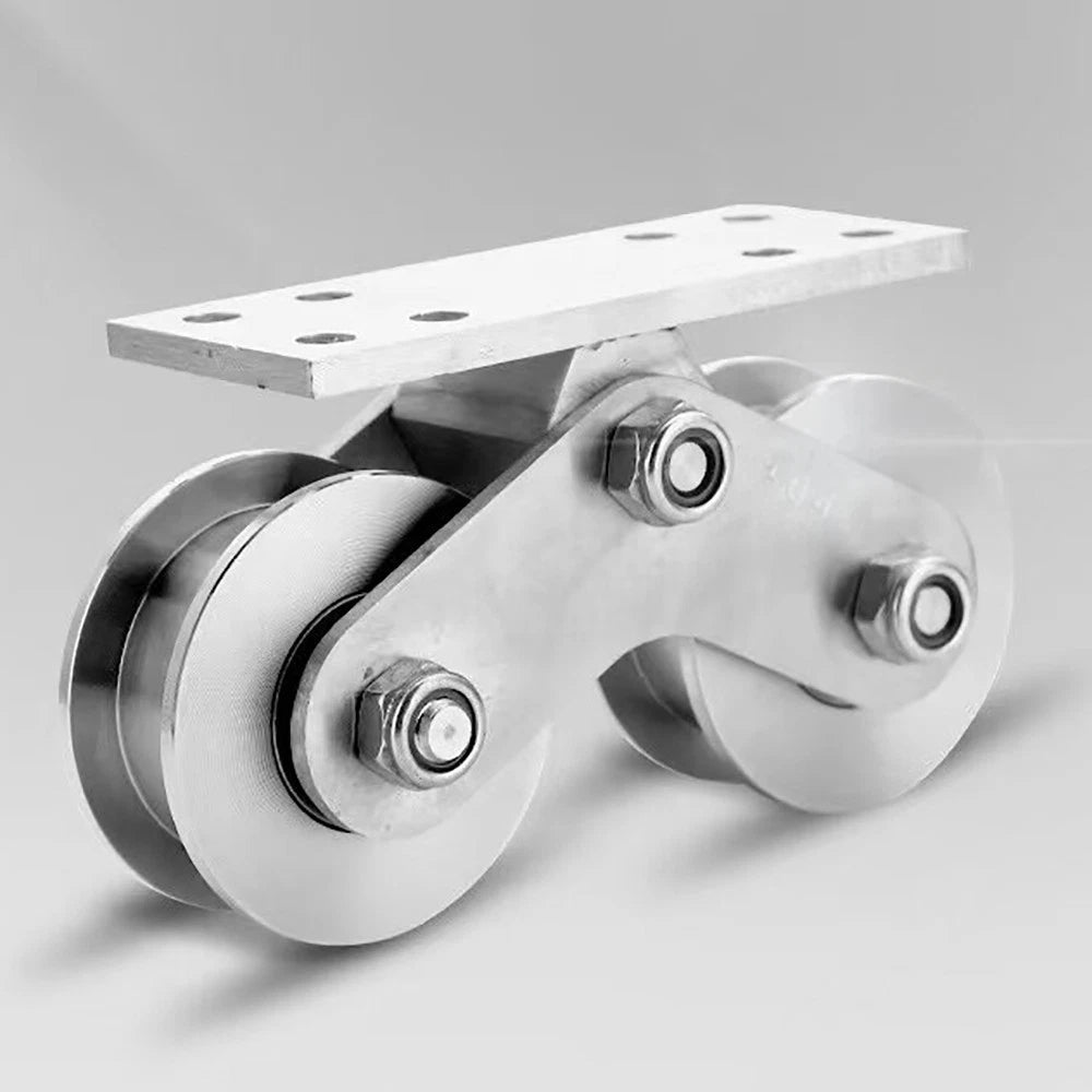 Stainless Steel Pulley UVH Groove Sliding Door Roller Runner Wheel Track Pulley