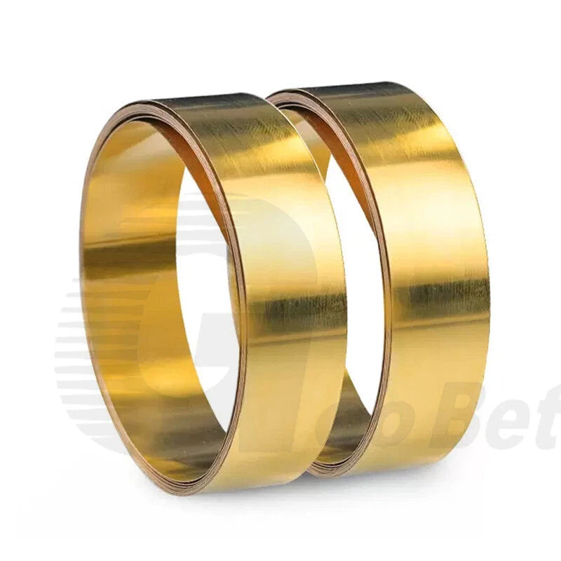 Brass Sheet Roll Metal Foil Strip 0.4mm Thick 10-300mm Width 500mm 1000mm Length