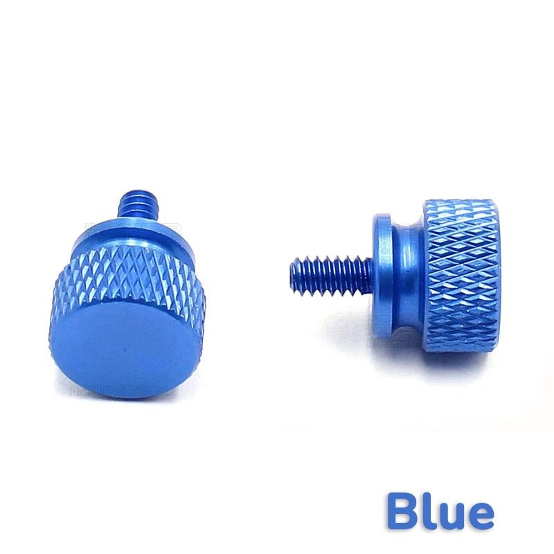 6 - 32 x 1/4" Aluminum Knurled Thumb Screws for PC Case & DIY Builds - HomeDIYer