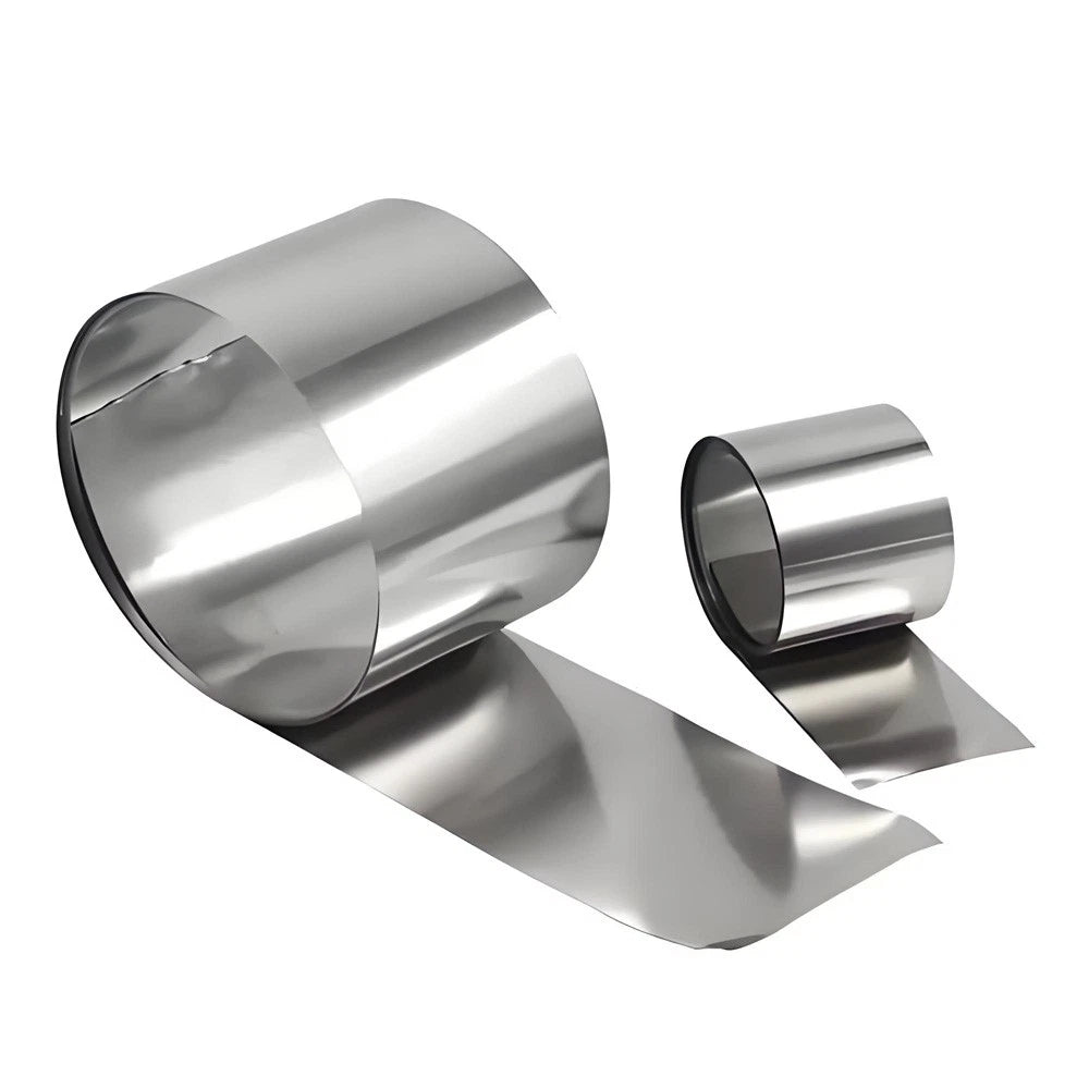 1M 304 Stainless Steel Band Sheet Foil Thin Steel Plate Strip 0.015mm-1mm Thick