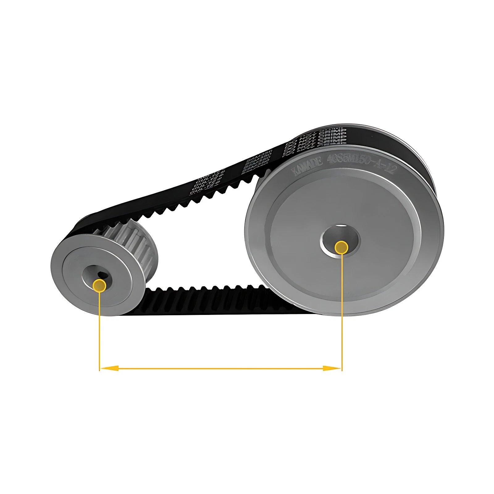 CNC 3D Printer 5M Timing Belt Pulley Gear Bore 5mm-25mm 10T-100T 15mm Belt Wide