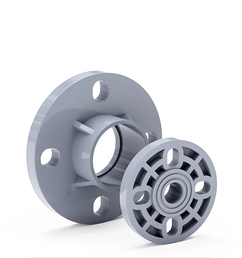 PVC Floor Flange Pipe Fitting Grey Wall Mount Fittings Solvent Weld 20mm~200mm
