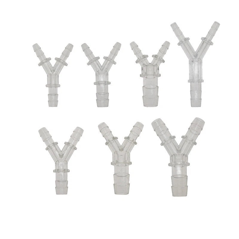 Reducing Y-Type Hose Barb Tee Fitting – Plastic Reducing Tee Tube Connector