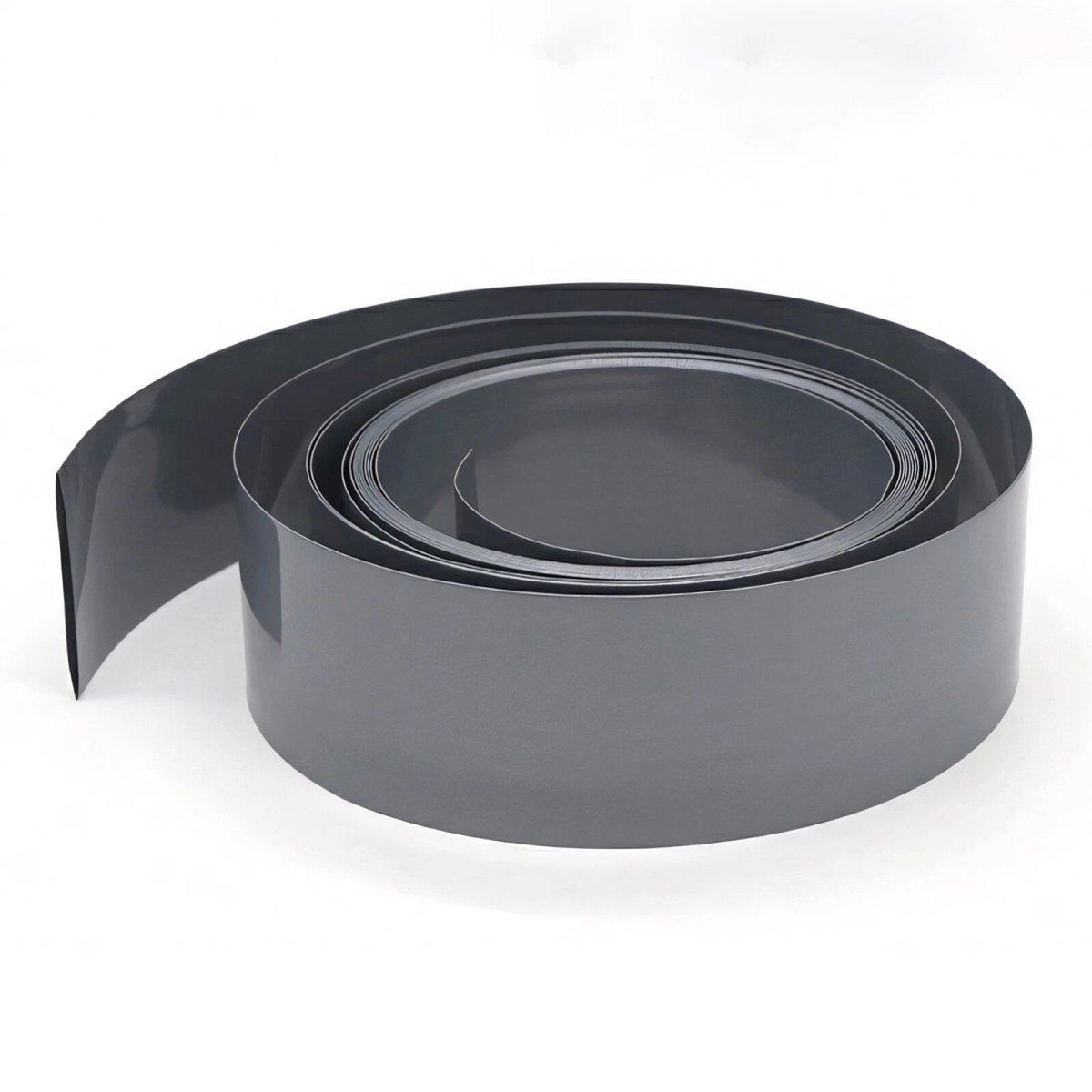 PVC Heat Shrink Tubing for Battery Wrap — Silver Gray, Flat Width 17–300mm - HomeDIYer
