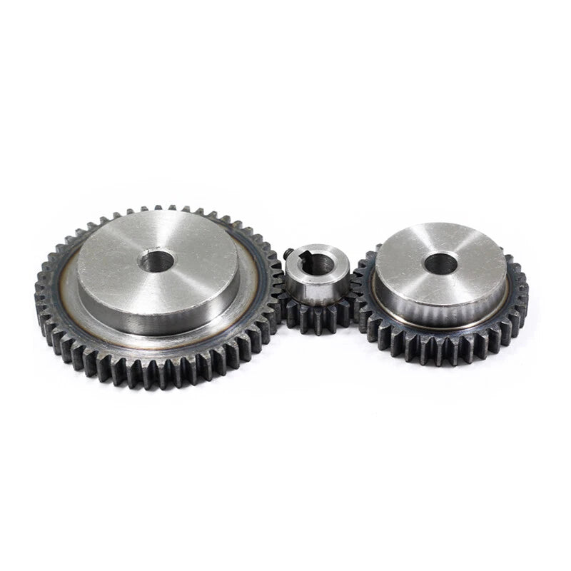 2 Mod 10-60 Teeth Precision Spur Pinion Gear With Step 45# Steel Motor Gear