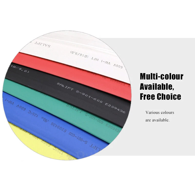 7mm Heat Shrink Tubing 2:1 – Electrical Wire Sleeve & Cable Wrap