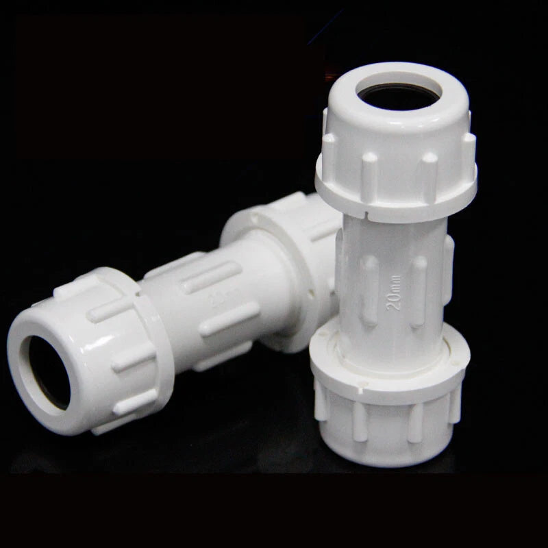 PVC Pipe Quick Connector Adapter Coupling 20-160mm Compression Pipe Fittings