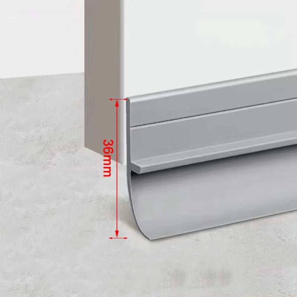 PVC Door Seal Strip Self Adhesive Door Draft Stopper Soundproof Weatherstrip Anti Collision Door Window Weather Stripping - HomeDIYer