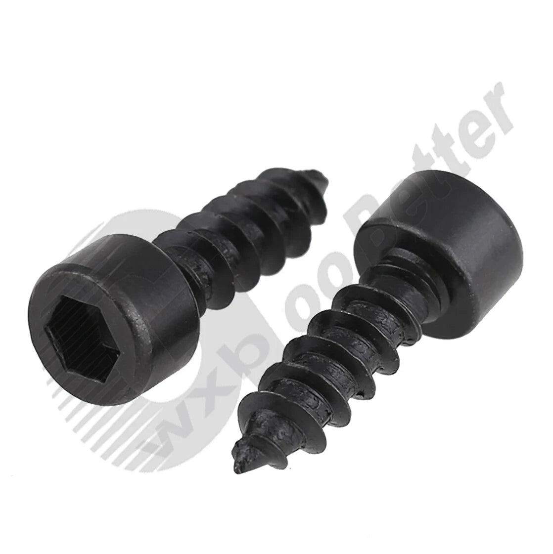 M1.7 M2 M2.3 M2.6 M3 M3.5 M4 M5 M6 Socket Head Self‑Tapping Screws – Alloy Steel, Nickel or Black Zinc