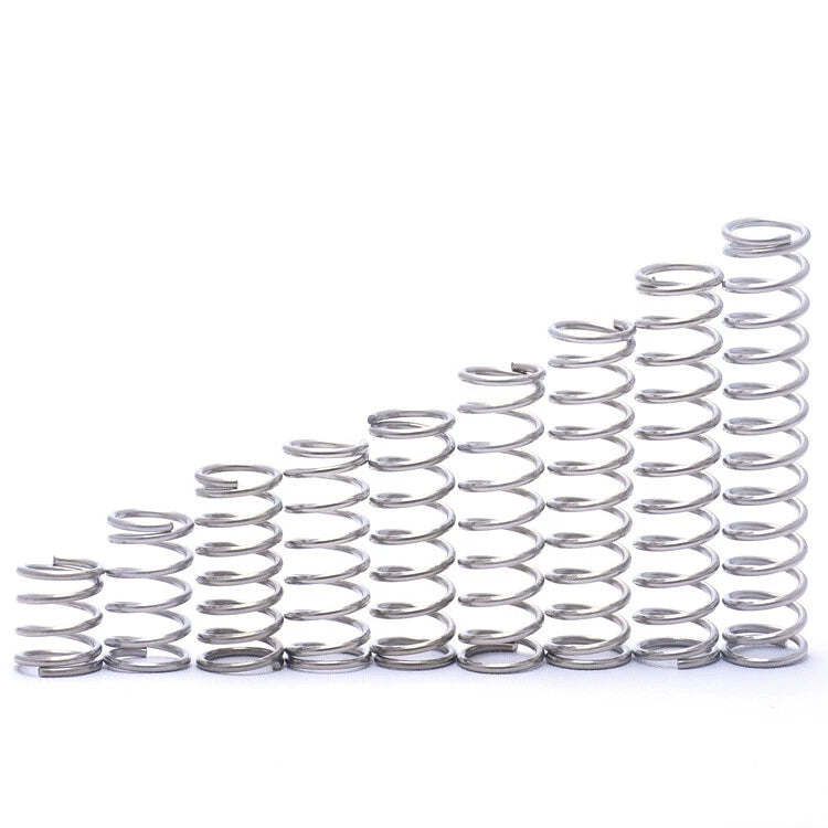 Stainless Compression Spring 0.6mm Wire Diameter Coil Springs-All Lengths & OD
