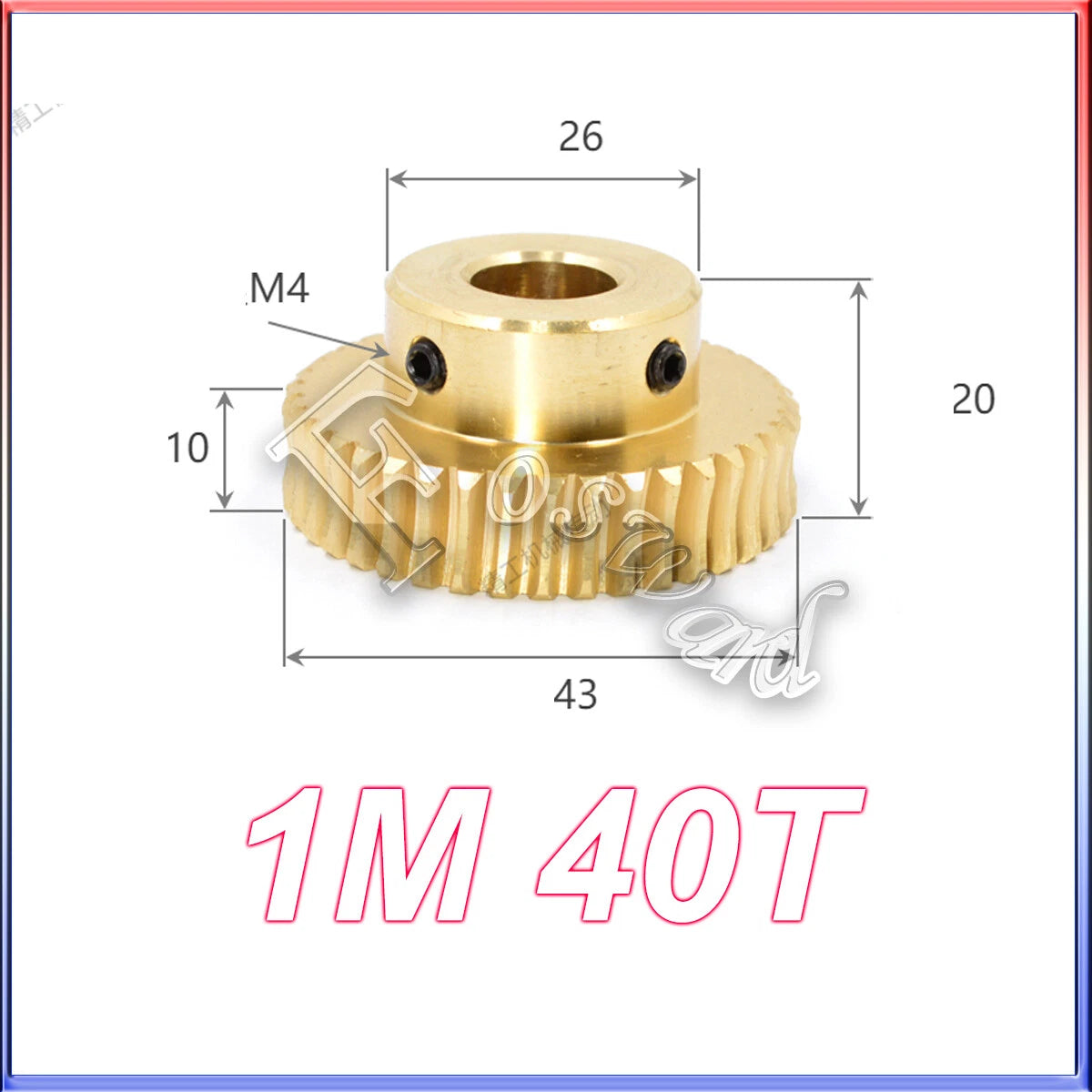 Worm Gear Set 0.5/0.8/1/1.5 Mod Rod Shaft Gear Wheel Reduce Transmission Part