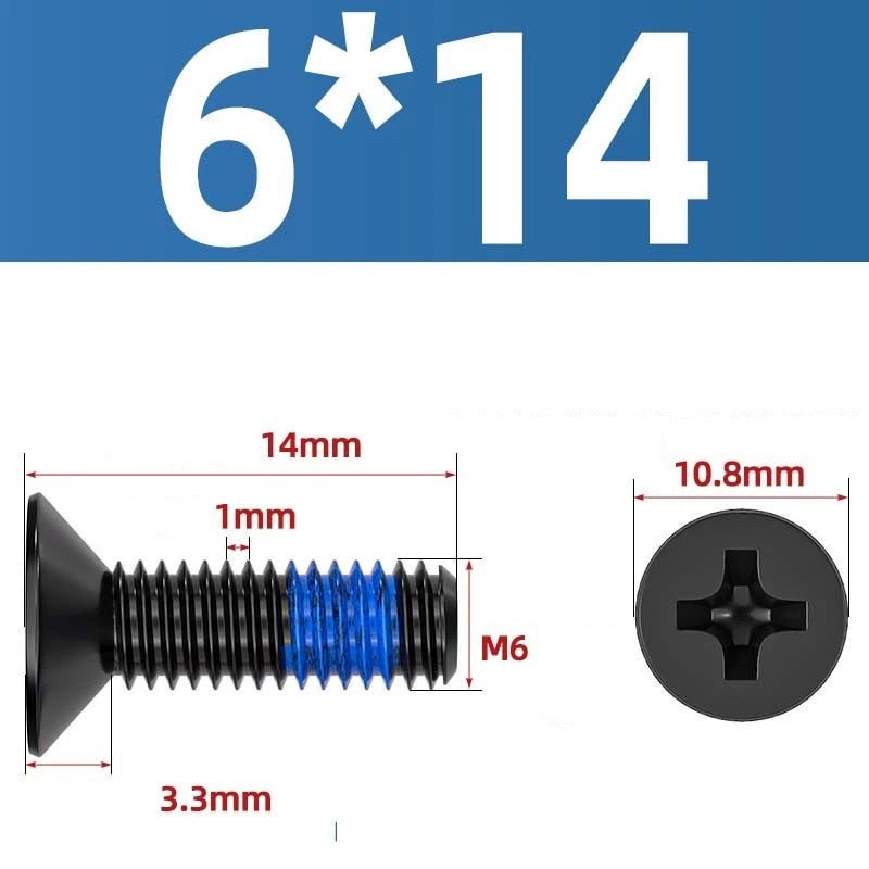 M1.2–M6 Phillips Flat Head Machine Screws | Carbon Steel | Black & Nickel Plated - HomeDIYer