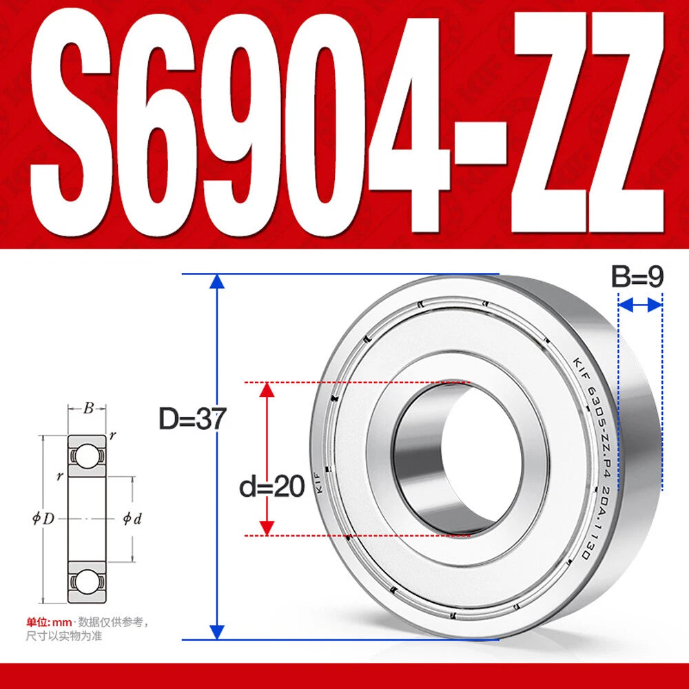 Miniature Stainless Deep Groove Ball Bearing Small Bearings Inner Dia-Ø 2mm-35mm