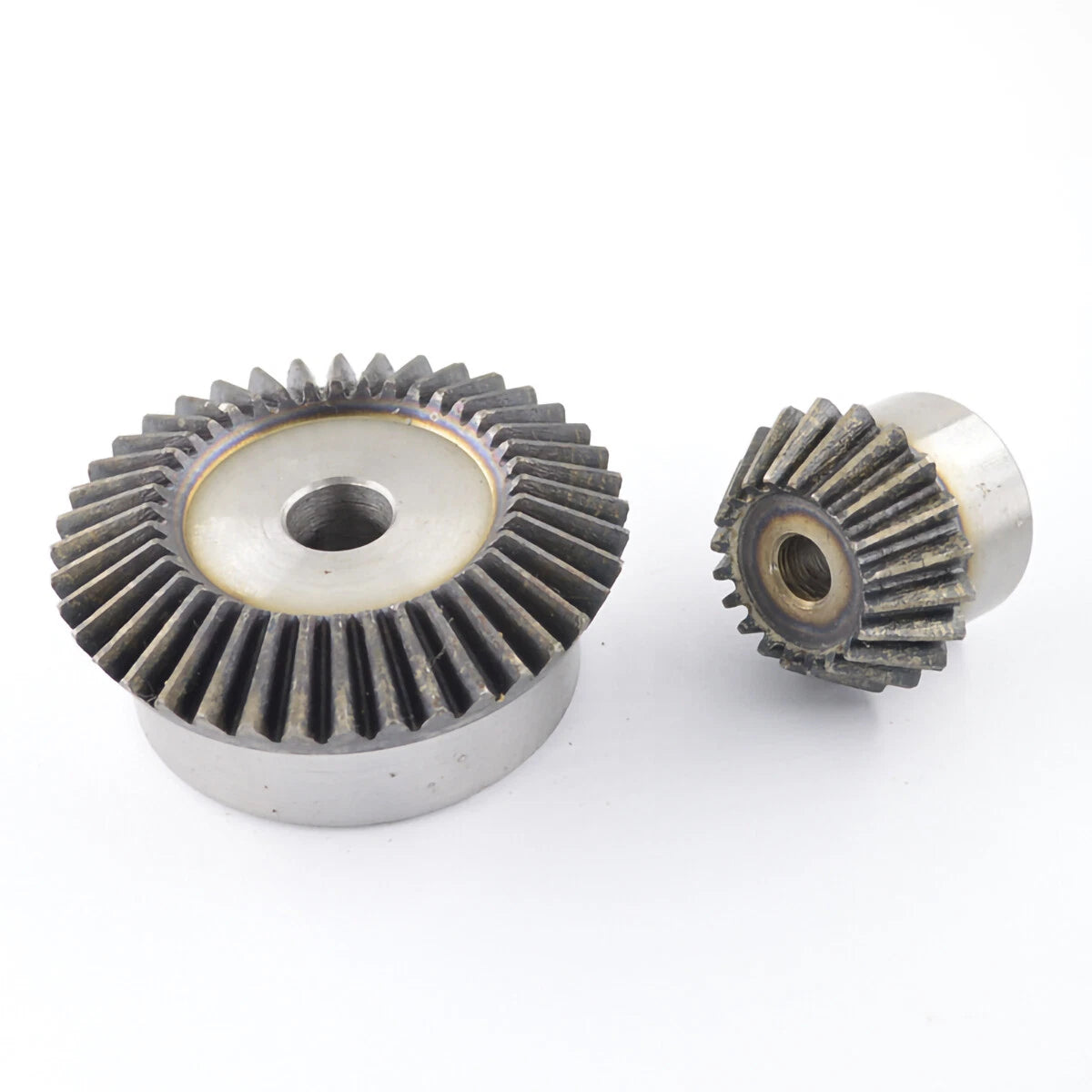 1/1.5/2/2.5/3 Mod Bevel Gear 1:2 15 Tooth - 54 Tooth Transmission Gears 90°Steel
