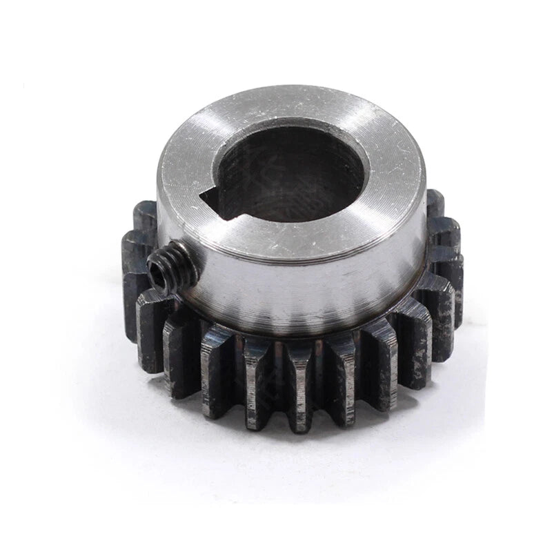 2 Mod 10-60 Teeth Precision Spur Pinion Gear With Step 45# Steel Motor Gear