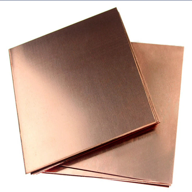 0.5mm-5mm Thick T2 Pure Copper Plate-Sheet Copper Block Laser Cut Metal Sheets