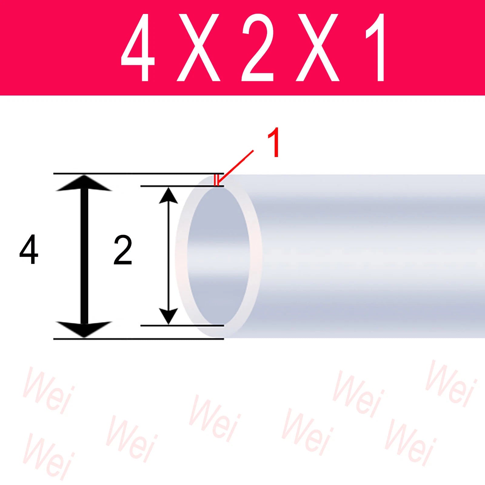 Clear Flexible PVC Tubing – OD 3mm to 57mm, Custom Cut Lengths