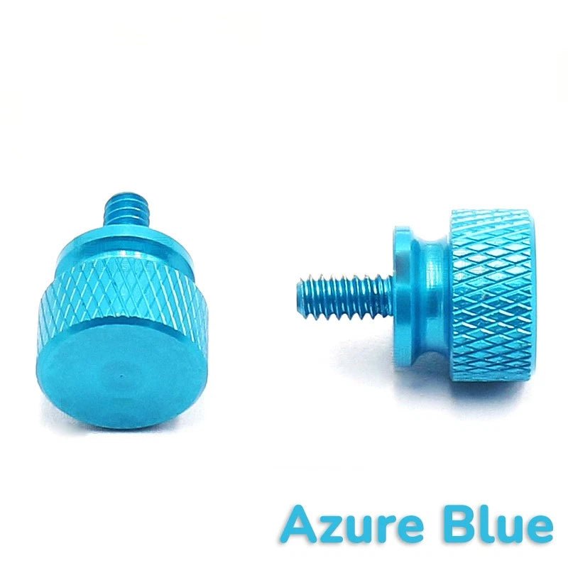 6 - 32 x 1/4" Aluminum Knurled Thumb Screws for PC Case & DIY Builds - HomeDIYer