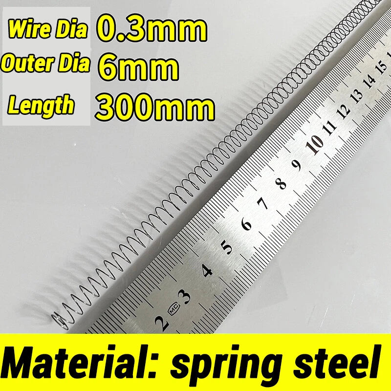 Compression Spring Various Size 2-60mm Diameter & 300mm Length Pressure Small