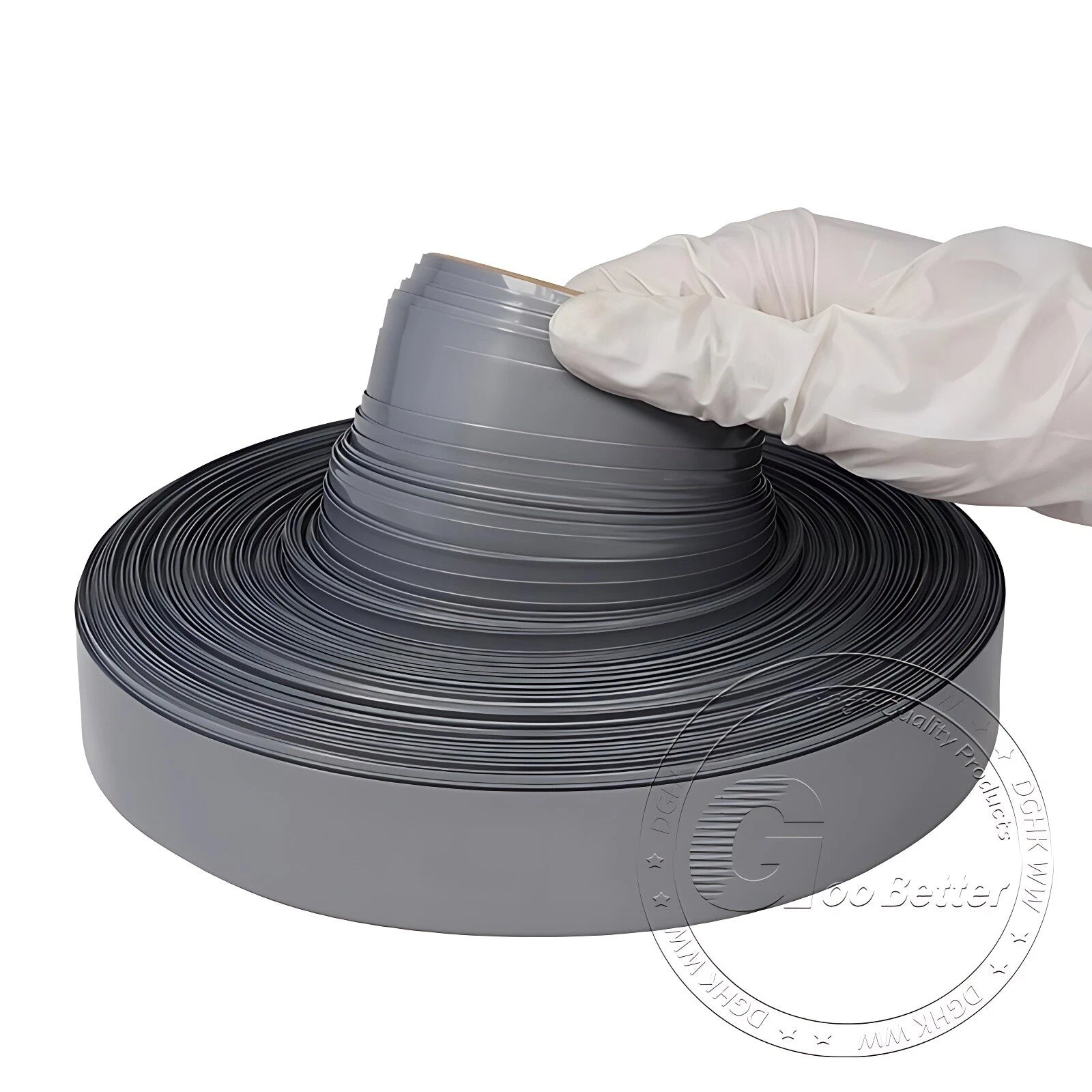 PVC Heat Shrink Tubing for RC Battery Packs — 17mm to 300mm Wide, Grey