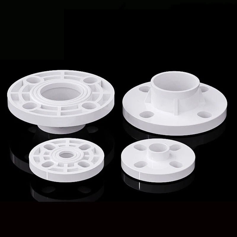 PVC Floor Flange Pipe Fitting Color Wall Mount Fittings Solvent Weld 20mm~200mm
