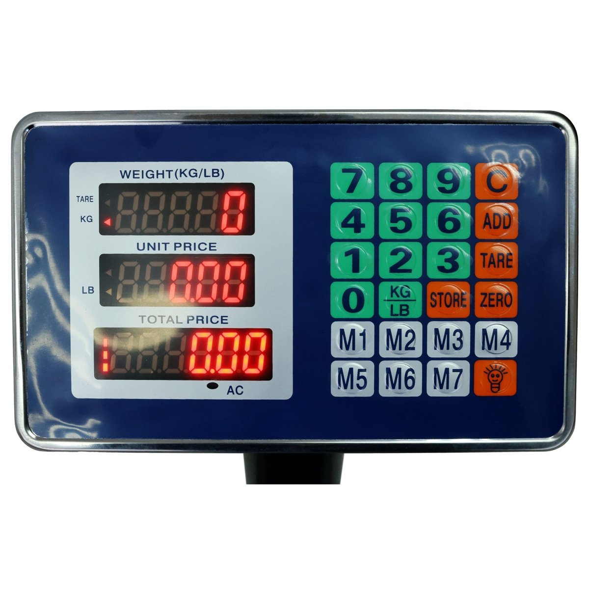 660lbs Weight Computing Digital Scale Floor Platform Scale,0.1 lbs Accuracy Computing Floor Scale with LB/KG, Tare, Price Calculator, Black color - HomeDIYer