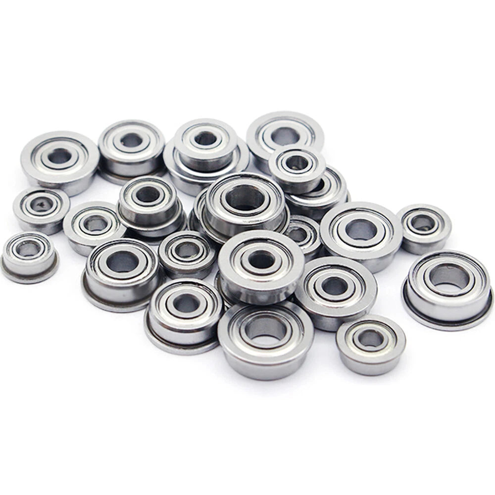 MF6000ZZ ~ MF6010ZZ Bearing Steel Miniature Double Shielded Flange Ball Bearings