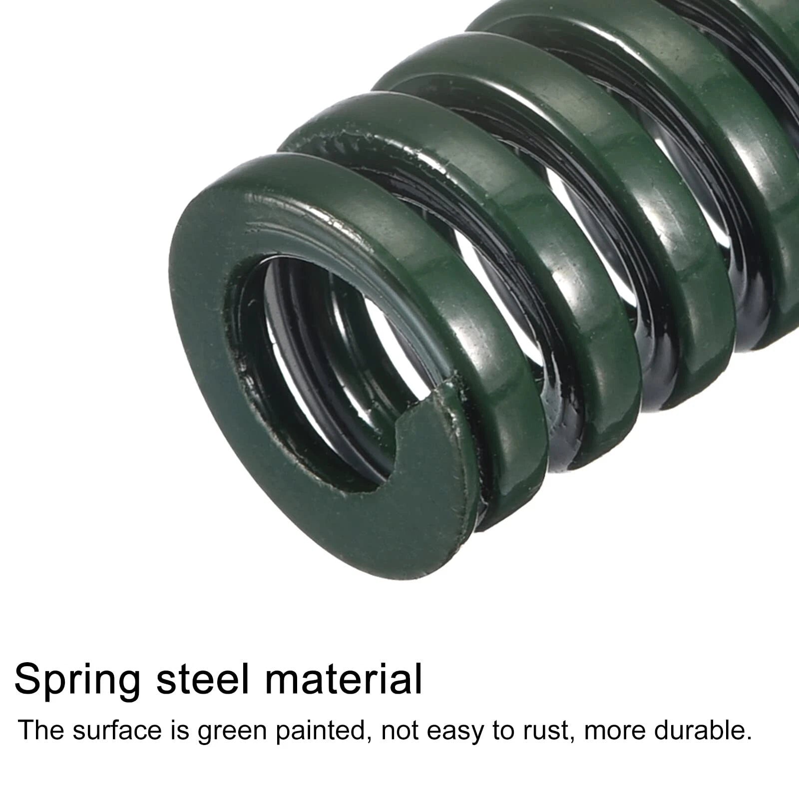 Green Heavy load Compression Die Spring 6-40mm Diameter & Up To 300mm Long
