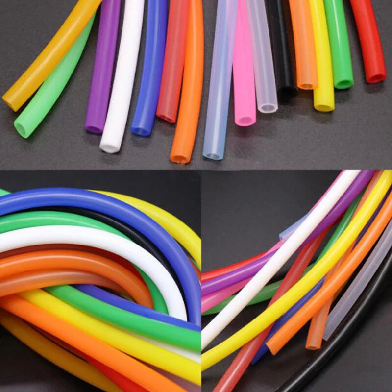 Food Grade Silicone Rubber Tubing — Flexible Hose for Brewing, Aquarium & Transfer (2x3mm / 3x4mm / 3x5mm)