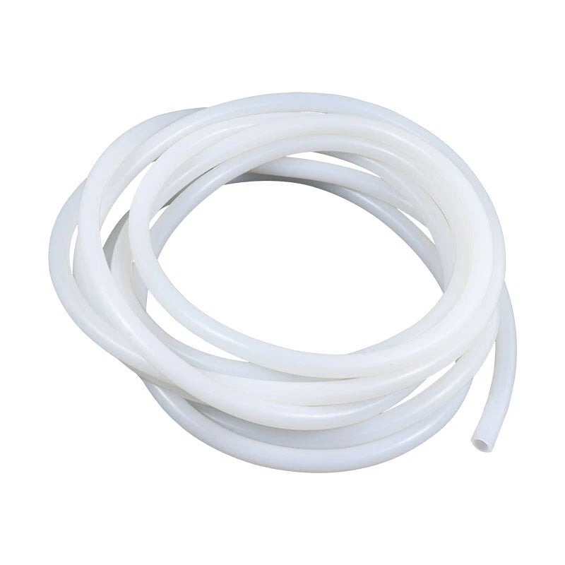 Silicone Vacuum Hose Pipe — White Rubber Tube for Water, Air & Coolant | ID 2mm–38mm