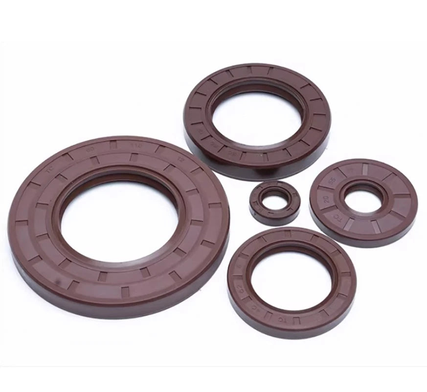 TC Skeleton Oil Seals FKM Double Lip Rotary Shaft Seal ID 50–52mm