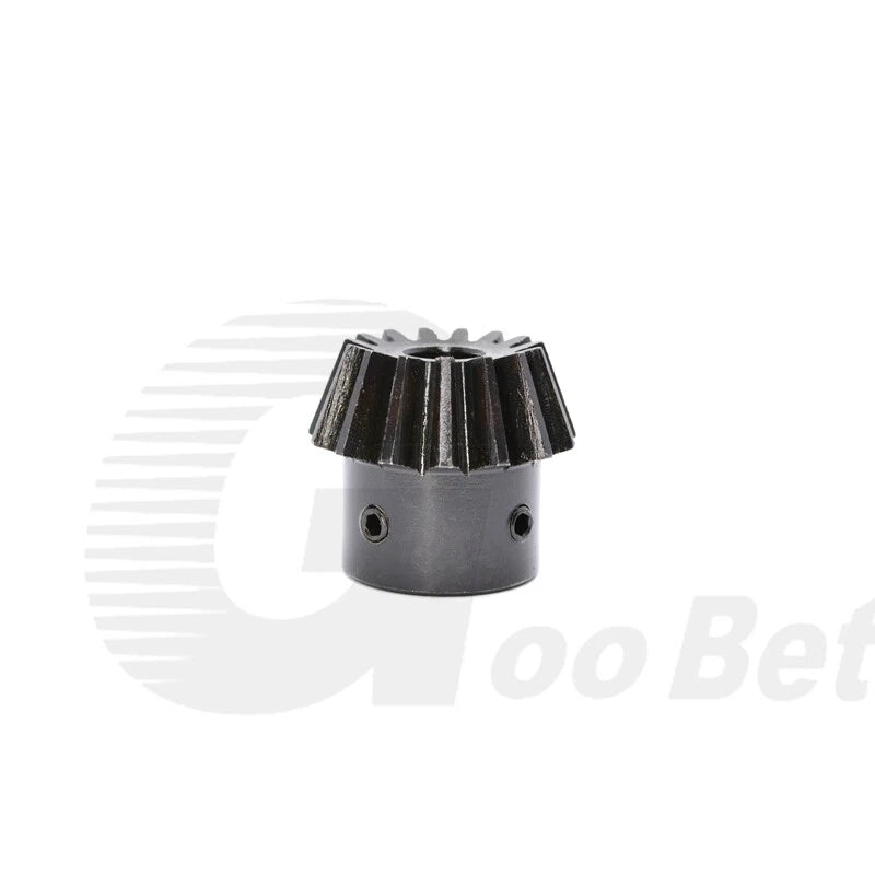 Module 1 1.5 2 Bevel Gear C45 Steel Gear Ratio 1:3 15-45 Tooth Hardened Black