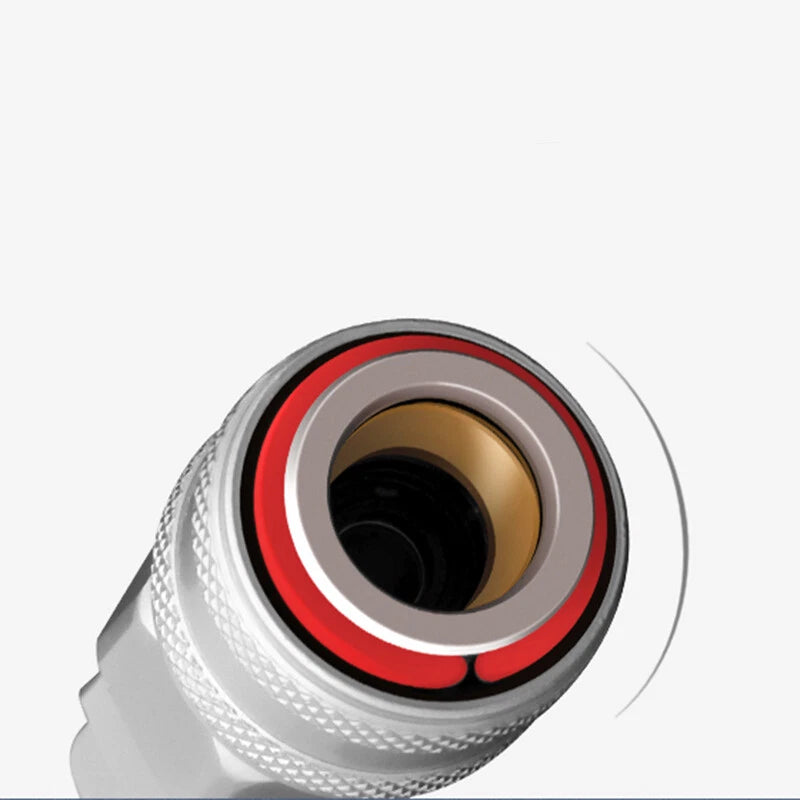 Pneumatic C-Type Quick Release Coupler Set — Self-Locking Air Hose Fitting Pair
