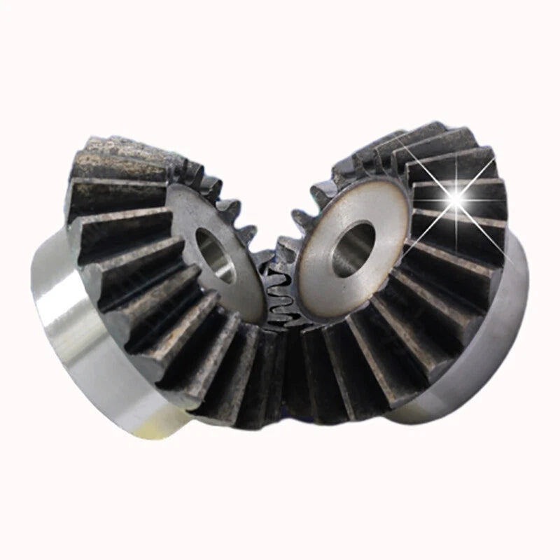 4/5/6 Mod Bevel Gear 15-30 Teeth Transmission Gears Bevel Teeth 90° 45# Steel
