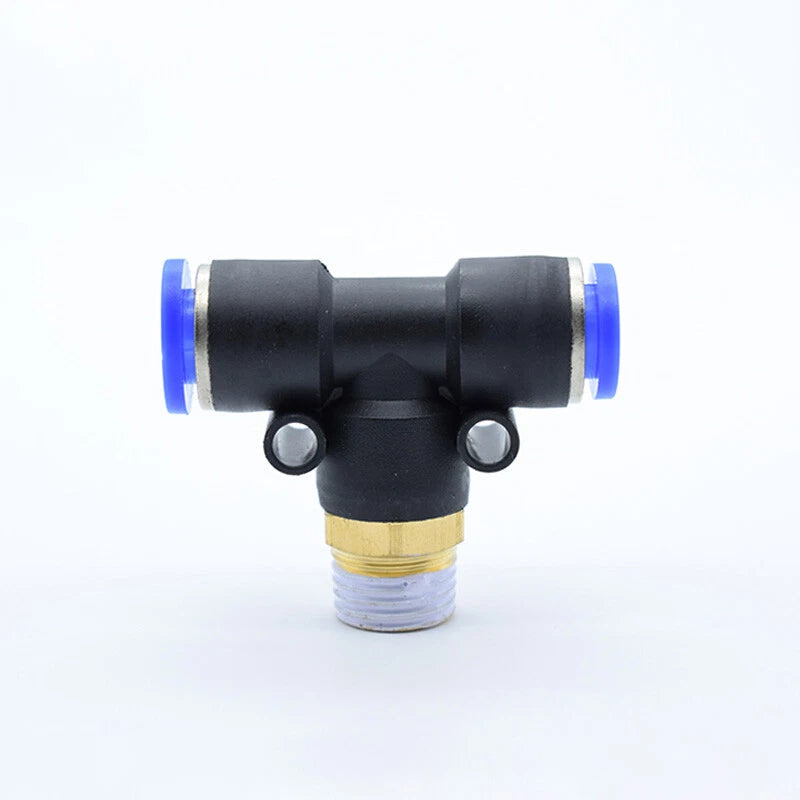 Pneumatic Push-to-Connect Fittings — Nylon Air Hose Tube Connectors, 22 Types