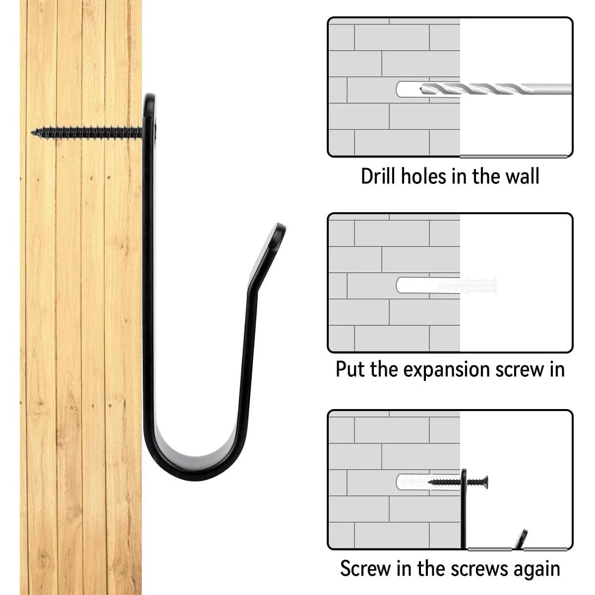 Wall Mount Snowboard Wall Rack Horizontal Snowboard Mount Storage Shelf Brackets