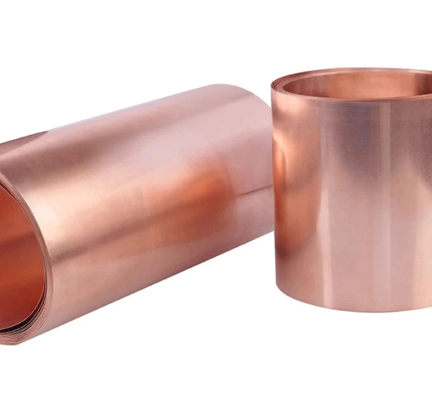 Pure Purple Copper Sheet Roll Strip Metal Foil Thick 01-1mm Width 50-400mm