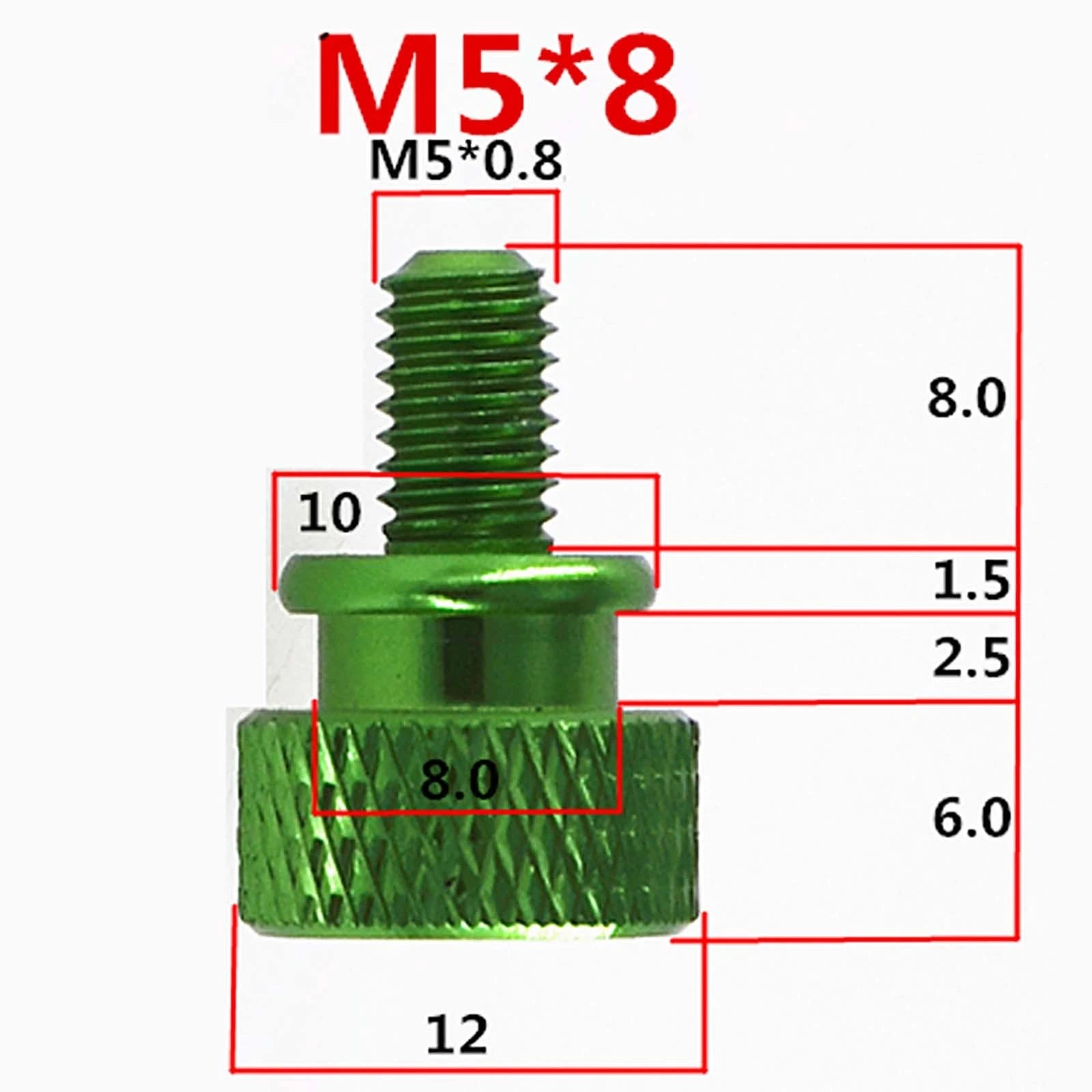 M5 M6 Thumb Knurled Screws Applied In The Precision Equipment And Instruments